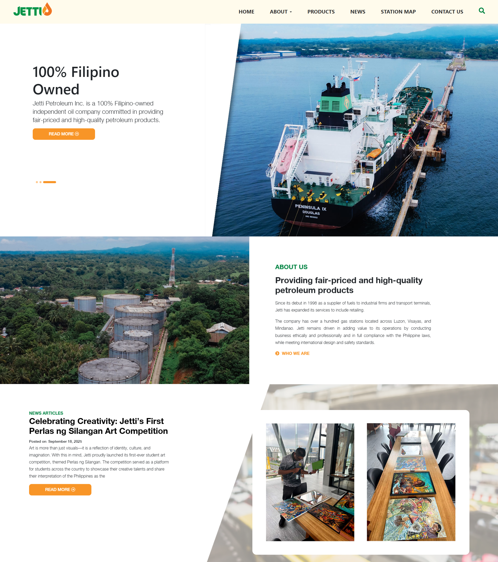 Jetti Petroleum Inc. Website